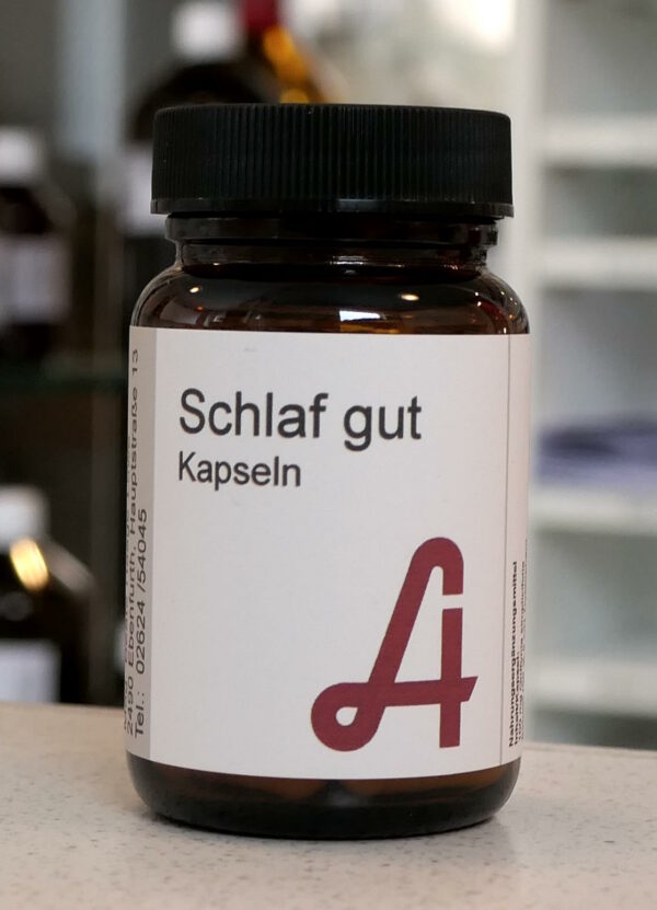 SCHLAF GUT KAPSELN DIE APOTHEKE EBENFURTH