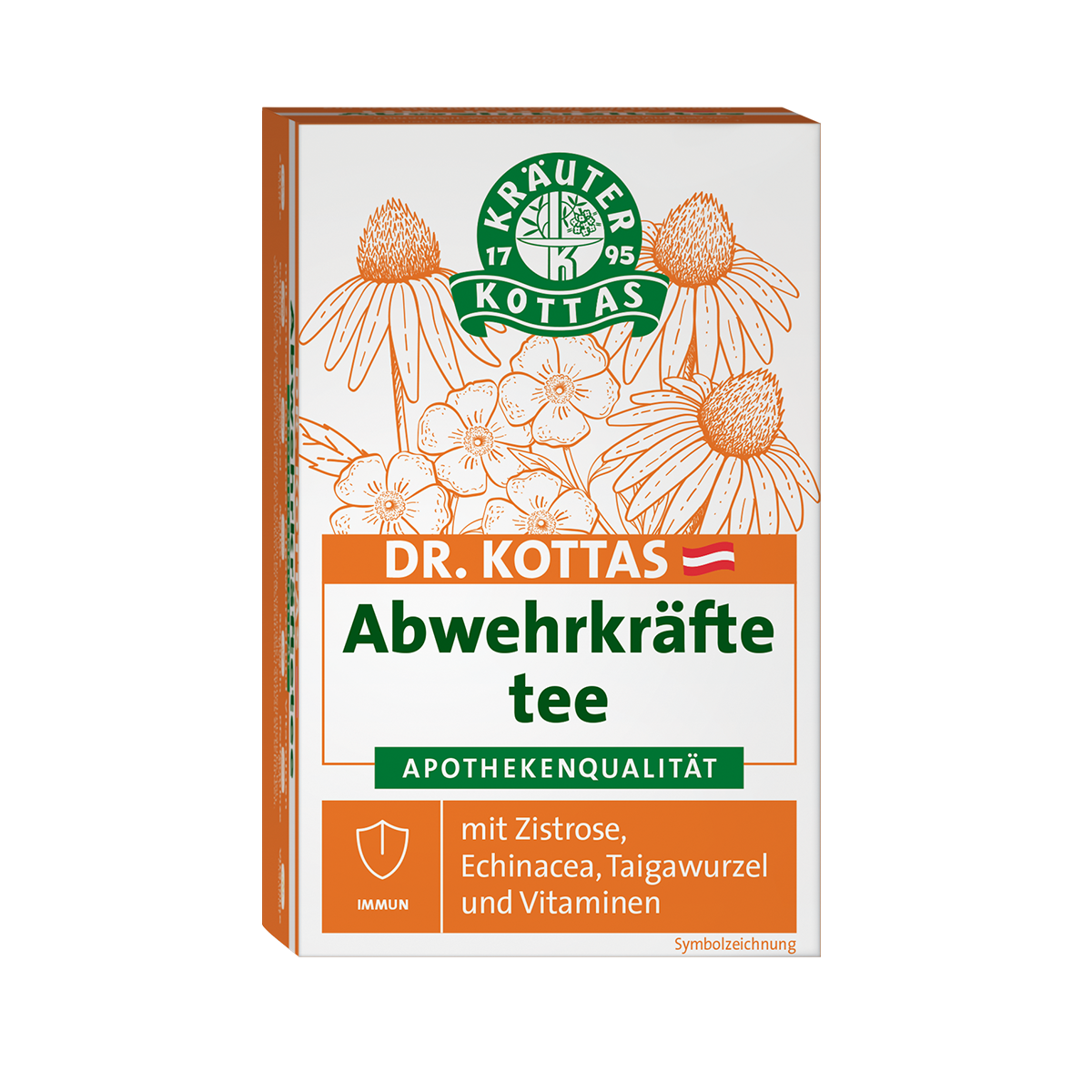 Abwehrkräftetee in der Apotheke Ebenfurth mit Echinacea